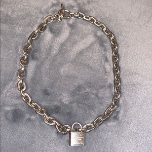 COPY - Michael Kors padlock choker silver
